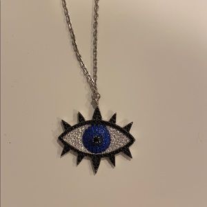 blue eye necklace